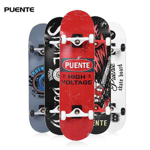 31"x 8" Professional Complete Skateboard Four Wheel Wooden Skateboards Longboard Drift Skateboard Chrome Steel Bearings