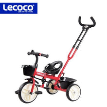 Load image into Gallery viewer, Children Kids tricycle bicycle car 1.5-3-5 years old child baby stroller baby bike  Walker with foot pedal