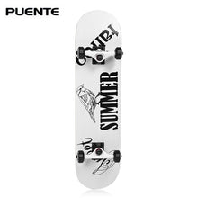 Load image into Gallery viewer, Professional Complete Skateboard Four Wheel Maple Wood Longboard Double Rocker Road Skate