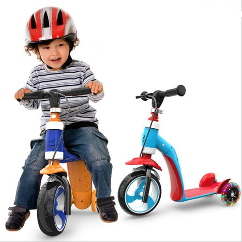 New Arrival Children's Bicycle Baby Balance Car Scooter Baby Bicycle Tandem Trike with Foldable