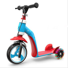 Load image into Gallery viewer, New Arrival Children&#39;s Bicycle Baby Balance Car Scooter Baby Bicycle Tandem Trike with Foldable