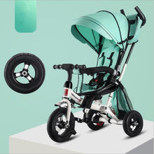 Load image into Gallery viewer, Infant Child Tricycle Bicycle Folding 1-3-5 Years Old Rotating Seat Baby Stroller 3 in 1 Three Wheels Child Stroller Bicycle