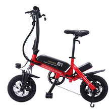 Load image into Gallery viewer, Smart Folding Electric Bike12inch Mini Electric Bicycle Ebike 36V Lithium Battery Super Mini E Bike 30km Maximum Bat