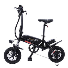 Load image into Gallery viewer, Smart Folding Electric Bike12inch Mini Electric Bicycle Ebike 36V Lithium Battery Super Mini E Bike 30km Maximum Bat