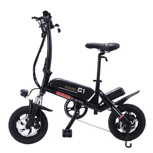 Smart Folding Electric Bike12inch Mini Electric Bicycle Ebike 36V Lithium Battery Super Mini E Bike 30km Maximum Bat