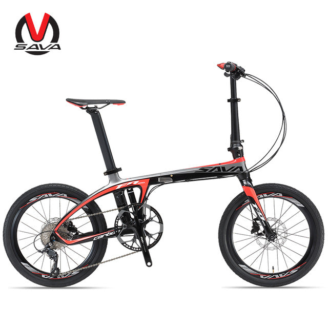 Folding Bike Folding Bicycle 20 inch Carbon Fiber Bike Foldable Mini Carbon Compact