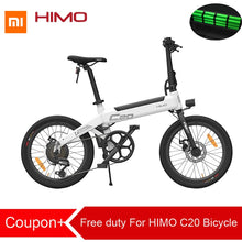 Load image into Gallery viewer, Free duty For  C20 Foldable Electric Moped Bicycle 250W Motor 25km/hcapacity 100kg for