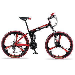 Mountain Bike 21 speed 26"inch Folding bike road bike Double disc brakes folding mountain bikes student bicycle