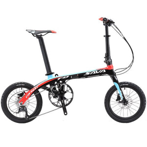 Folding Bicycle Carbon Fiber Folding bike 16'' Mini City Foldable Bicycle