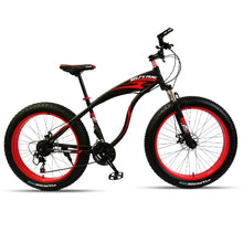 Load image into Gallery viewer, bicycle Mountain bike Fat Bike 21 speed road bikes Man Aluminum Alloy Front and Rear Mechanical Disc Brake