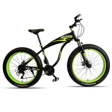 Load image into Gallery viewer, bicycle Mountain bike Fat Bike 21 speed road bikes Man Aluminum Alloy Front and Rear Mechanical Disc Brake