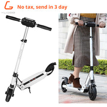 Load image into Gallery viewer, electrico adulto scooter plegable 350W Motor Folding 8.5 inch tire Braking Distance 4m 120kg load