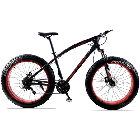 mountain bike 7/21/24 speed bicycle 26x4.0 fat bike Spring Fork snow bikes road bike Man Mechanical Disc Brake