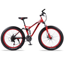 Load image into Gallery viewer, Bicycle 26 inch 21 speed  Fat Mountain Bike road bikes mtb Man fat bike bmx Spring Fork bicycle