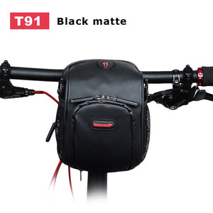 Bike handlebar bag waterproof Handlebar bag Folding bike basket Rhinowalk bag