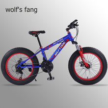 Load image into Gallery viewer, mountain bike 21 speed 2.0 inch bicycle Road bike Fat Bike  Mechanical Disc Brake Women and children  bicycles