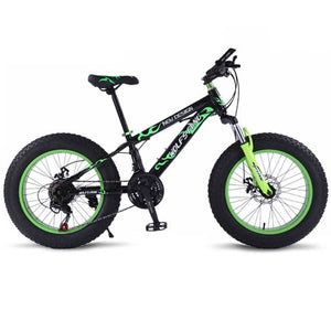 mountain bike 21 speed 2.0 inch bicycle Road bike Fat Bike  Mechanical Disc Brake Women and children  bicycles