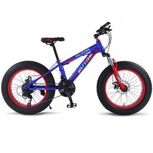 mountain bike 21 speed 2.0 inch bicycle Road bike Fat Bike  Mechanical Disc Brake Women and children  bicycles