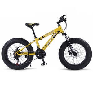 mountain bike 21 speed 2.0 inch bicycle Road bike Fat Bike  Mechanical Disc Brake Women and children  bicycles