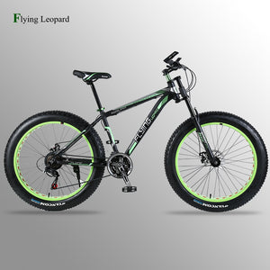 Mountain bike Aluminum Bicycles 26 inches 21/24 speed 26x4.0" Double disc brakes Fat bike road bike