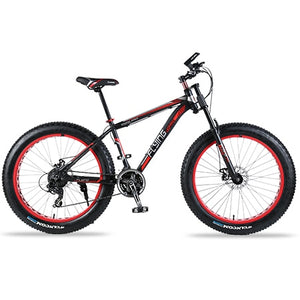 Mountain bike Aluminum Bicycles 26 inches 21/24 speed 26x4.0" Double disc brakes Fat bike road bike