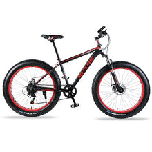 Load image into Gallery viewer, Mountain bike Aluminum Bicycles 26 inches 21/24 speed 26x4.0&quot; Double disc brakes Fat bike road bike