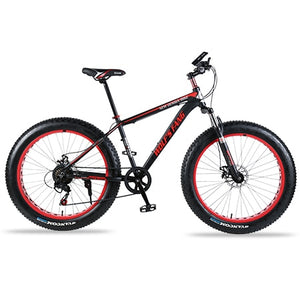 Mountain bike Aluminum Bicycles 26 inches 21/24 speed 26x4.0" Double disc brakes Fat bike road bike