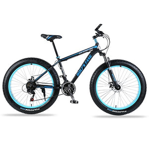 Mountain bike Aluminum Bicycles 26 inches 21/24 speed 26x4.0" Double disc brakes Fat bike road bike