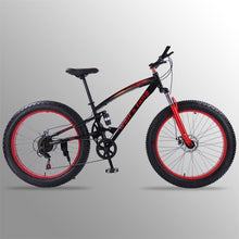 Load image into Gallery viewer, Mountain bike 7/21 speed 26*4.0 fat bikes road bike Double disc brakes Bicycles Snow Bike Free shipping