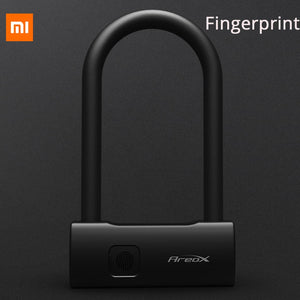 2019 Smart Fingerprint U-lock Anti-theft Bicycle Motorcycle Lock USB Fingerprint Lock for bicycle himo lock