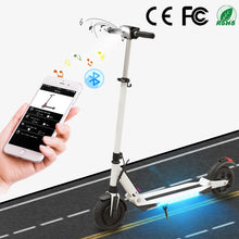 Load image into Gallery viewer, SUPERTEFF electric scooter 8 inch tires Bluetooth music scooter e-scooter App two wheel smart scooter with LED warn light