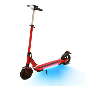 SUPERTEFF electric scooter 8 inch tires Bluetooth music scooter e-scooter App two wheel smart scooter with LED warn light