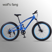 Load image into Gallery viewer, bicycle fat bike 26&quot;X 4.0  mountain bike 24 speed fat Bike road bicycles Front and Rear Mechanical Disc Brake