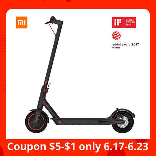 Folding Electric Scooter Pro 3 speed mode 300W Motor max load 100kg 8.5 Inch Tire 45KM