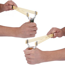 Load image into Gallery viewer, Gift Outdoor Self-defense Slingshot Aluminium Alloy Powerful Steel Catapult Marble Hunting Games
