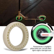 Load image into Gallery viewer, Luminous Solid Tire Explosion-proof Front Rear Tyre for Xiaomi M365 Electric Scooter accesorios