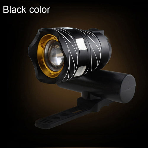 T6 LED Bicycle Light Bike Front Lamp Outdoor Zoomable Torch Headlight USB Rechargeable Built-in Battery 15000LM