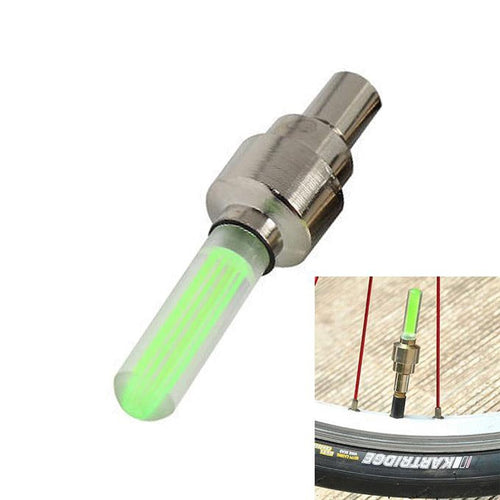 Bicycle Valve Cap Light Wind-Fire Rings Lamp With Glo-Sticks Type colorful at night cool decorration for bicycle