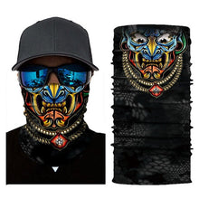Load image into Gallery viewer, Motorcycle Face Mask Cool Robot Skeleton Halloween Mask Scarf Joker Headband  Cycling