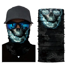 Load image into Gallery viewer, Motorcycle Face Mask Cool Robot Skeleton Halloween Mask Scarf Joker Headband  Cycling