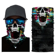 Load image into Gallery viewer, Motorcycle Face Mask Cool Robot Skeleton Halloween Mask Scarf Joker Headband  Cycling