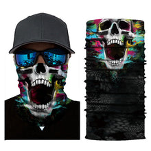 Load image into Gallery viewer, Motorcycle Face Mask Cool Robot Skeleton Halloween Mask Scarf Joker Headband  Cycling