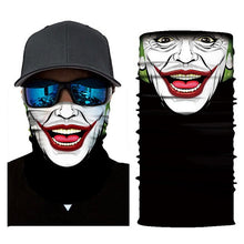 Load image into Gallery viewer, Motorcycle Face Mask Cool Robot Skeleton Halloween Mask Scarf Joker Headband  Cycling
