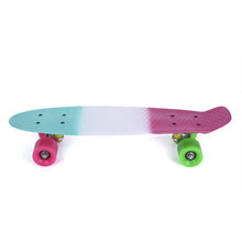 Load image into Gallery viewer, Colourful 22 Inches Fish Skateboard  Four-wheel Street Banana Long Skate Board Mini Cruiser Fish for Adult Children