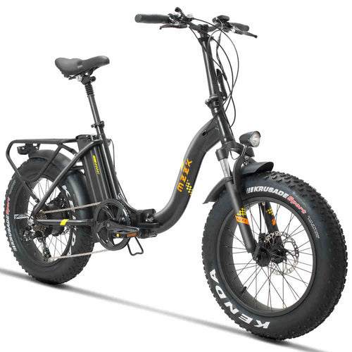 20inch electric fold bicycle 48V500W Princess swan frame fat ebike snow electric bike 4.0 widened tire beach ebike