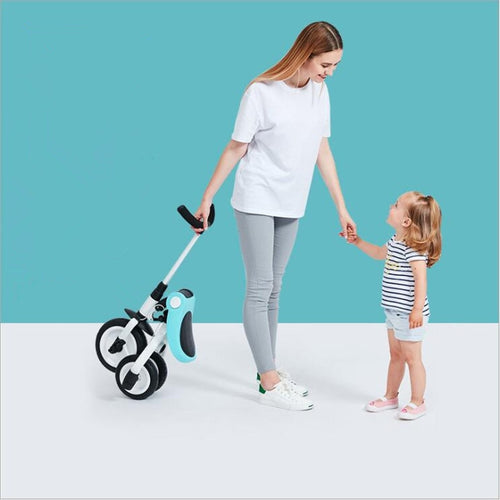 Children's Tricycle Trolley 2-3-6 Years Old Bicycle Lightweight Portable Folding Bicycle Stroller high Quality Toy for Children